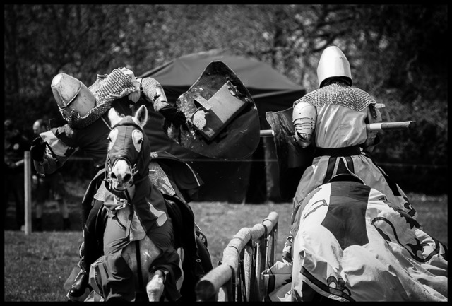Jousting.